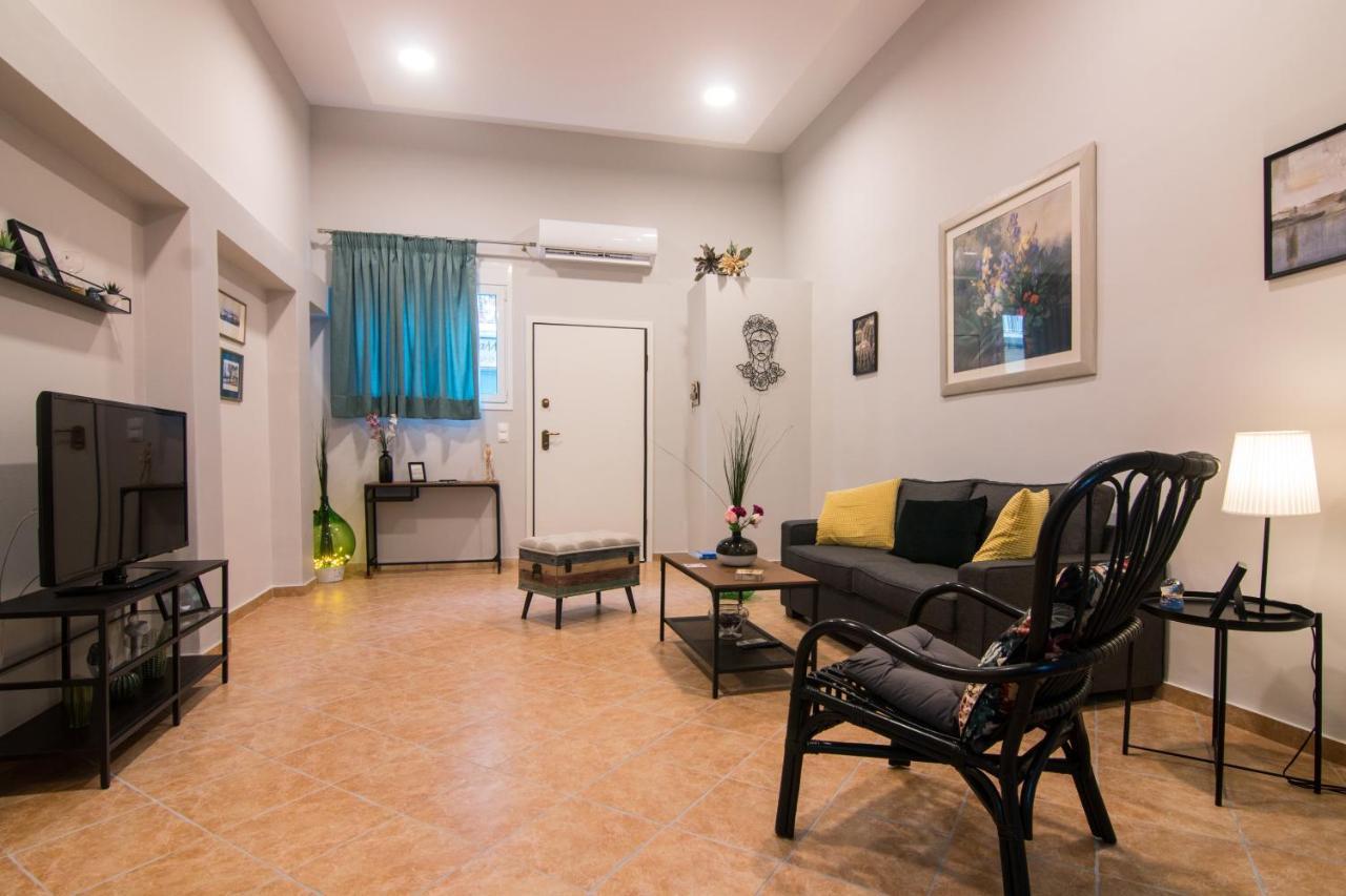 コルフ島Loft Renovated Flat 5' From The Old Town Corfuアパートメント エクステリア 写真